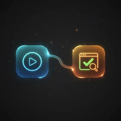 Isometric n8n workflow checking URL availability and fetching preview data using Peekalink API