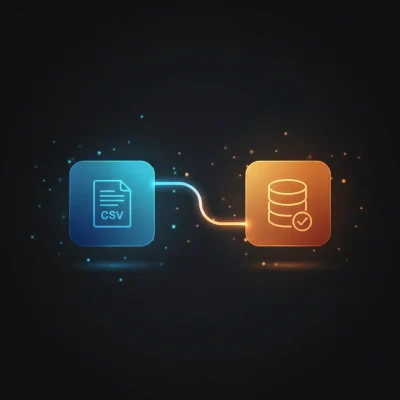 n8n workflow automating import of 2023 concert data from CSV file to MySQL database table