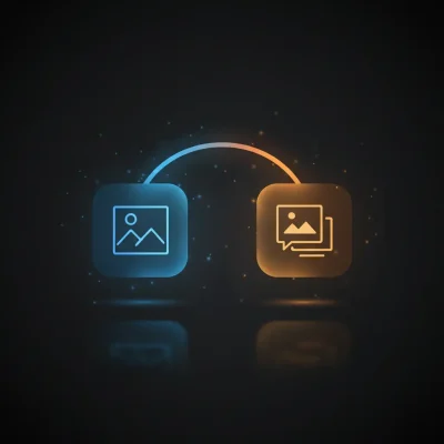 n8n workflow automating AI-generated captions overlayed on images using Google Gemini vision-language model