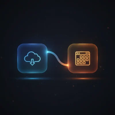 n8n workflow automating COVID-19 testing data download, filter for DACH 2023, and upload to Google Sheets
