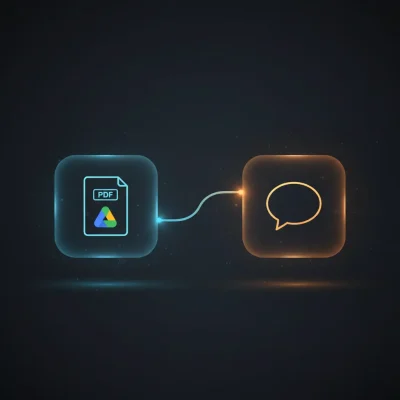 n8n workflow automating stock analysis with PDF ingestion, vector search, and AI-powered Q&A