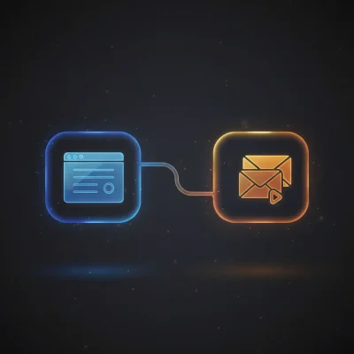 Diagram of n8n workflow automating ERPNext lead processing with AI analysis and Outlook email notifications